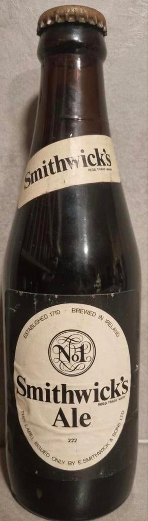 Smithwick’s Ale – E. Smithwick & Sons Ltd. - geen tht, <'84, Ophalen of Verzenden, Zo goed als nieuw, Flesje(s), Overige merken