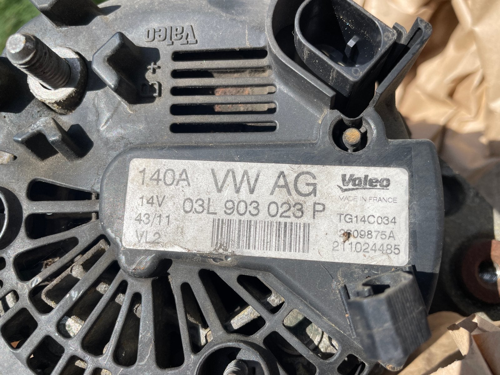 VW dynamo, Ophalen, Gebruikt, Volkswagen