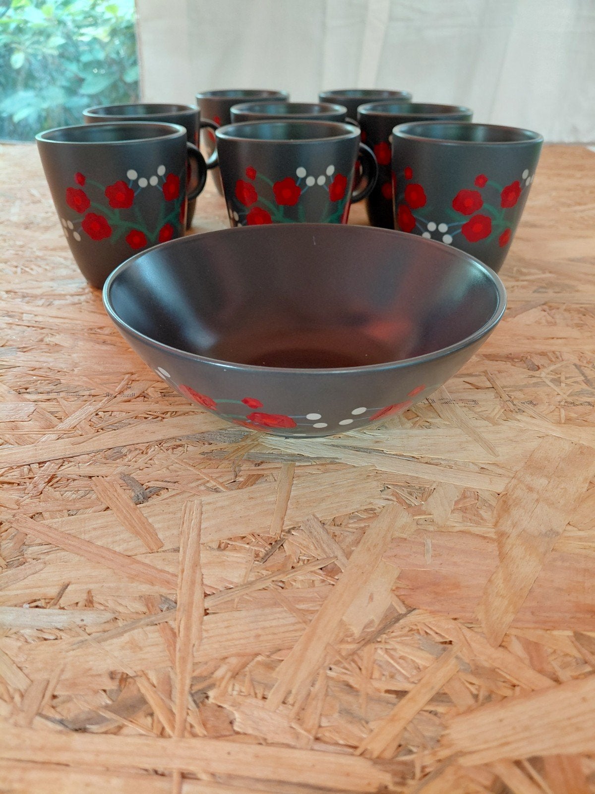 8 Ikea drinkmokken set, Huis en Inrichting, Nieuw, IKEA, Ophalen of Verzenden, Overige stijlen