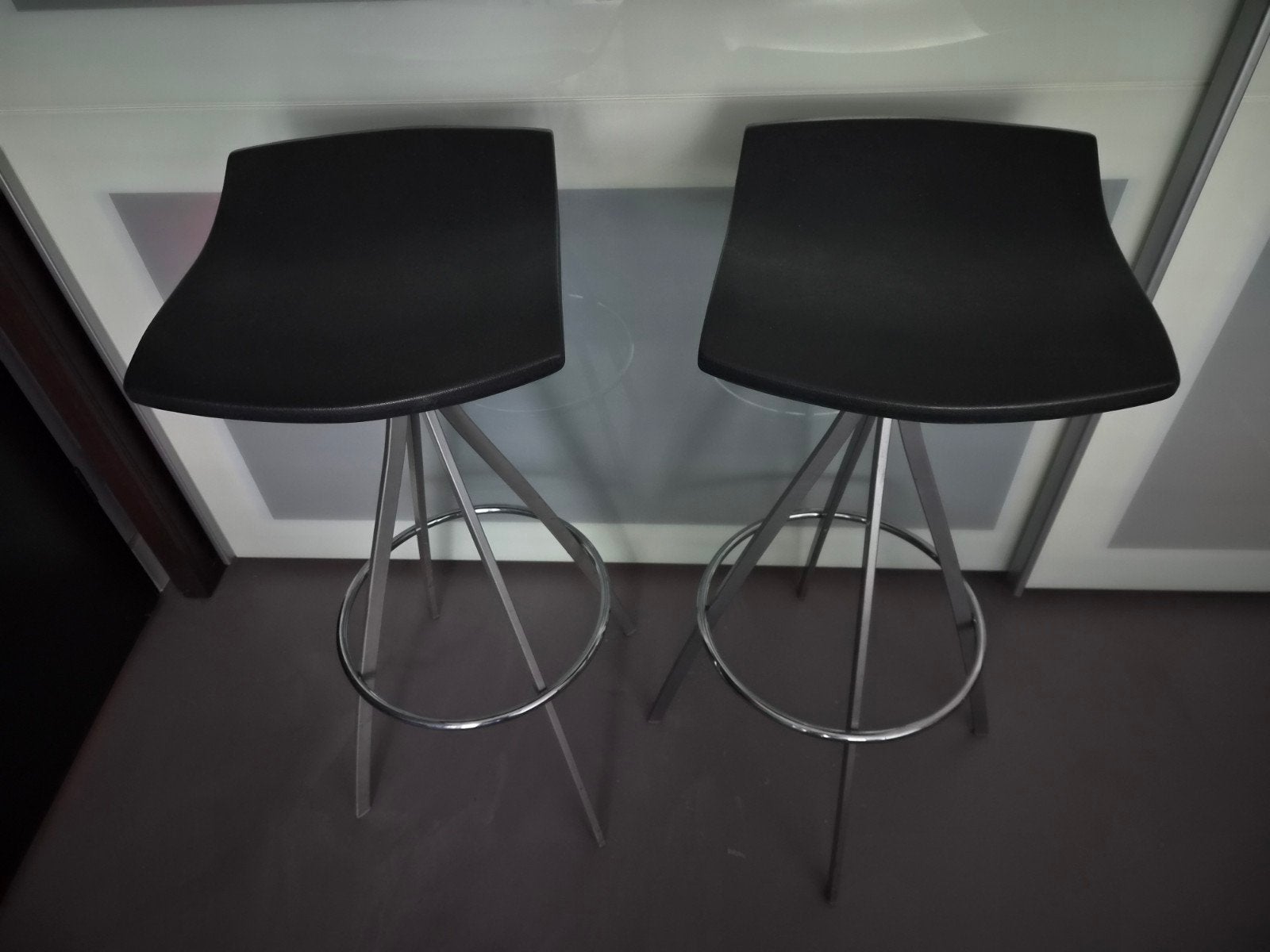 ***2x GIMLET design barkrukken by Jorge Pensi***, Ophalen, 60 tot 90 cm, Met voetsteun, Zo goed als nieuw