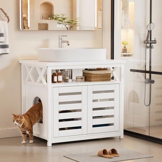 Kattenbakmeubel – Kattenkast – Kattenbakkast – Kattenhuis, Corvance B.V., Verzenden, Nieuw, Corvancebol@gmail.com