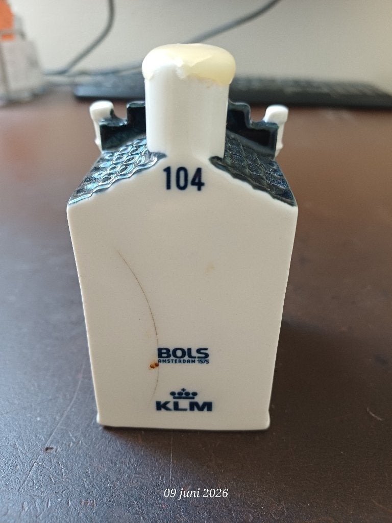 KLM huisje, Verzamelen, KLM Huisjes, Ophalen of Verzenden, Gebruikt, 81 t/m 91, Gevuld