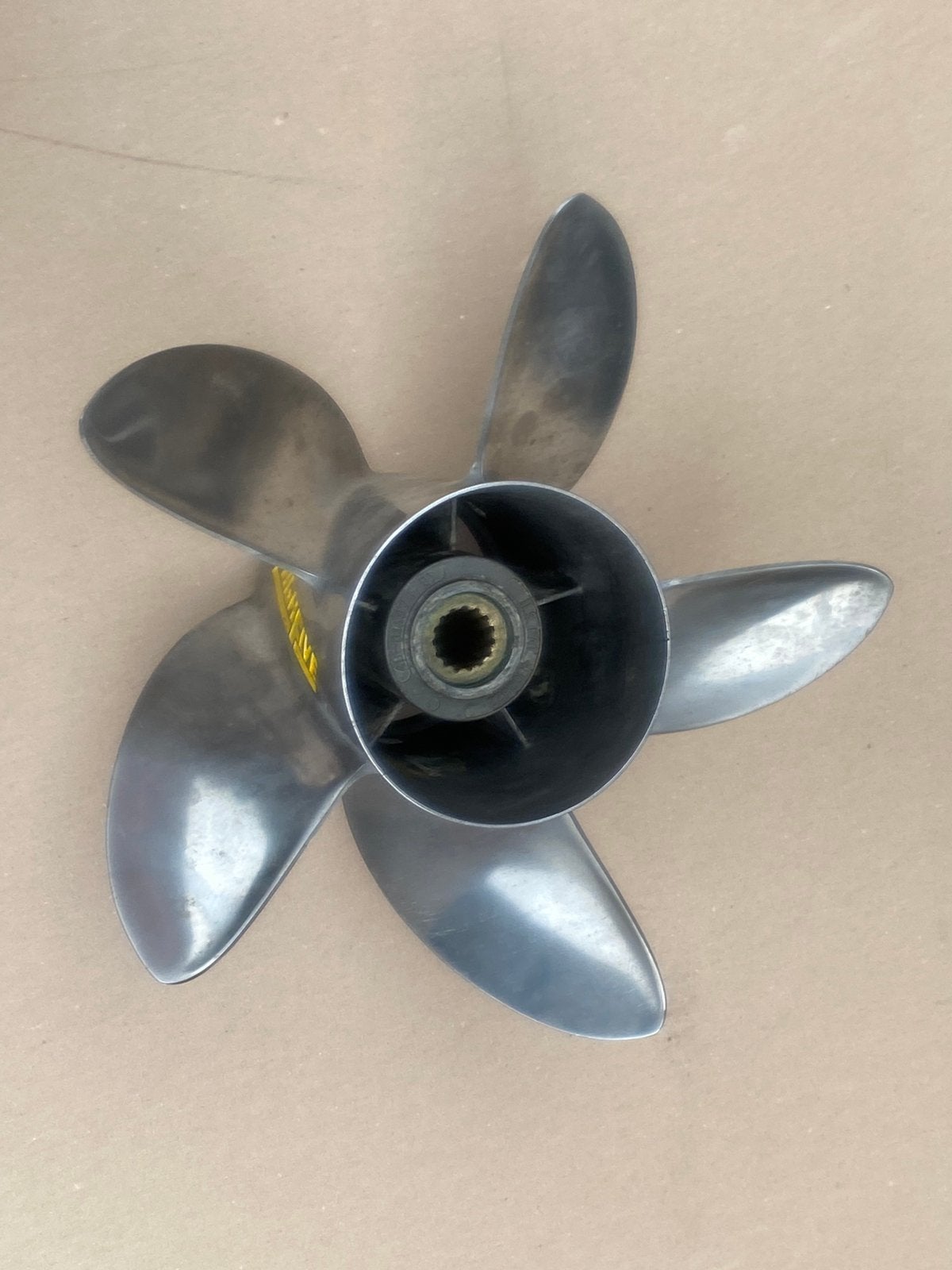 Zeer nette QuickSilver mercury Highfive 25 pitch propeller, Ophalen of Verzenden, Zo goed als nieuw, Motor en Techniek, Motorboot