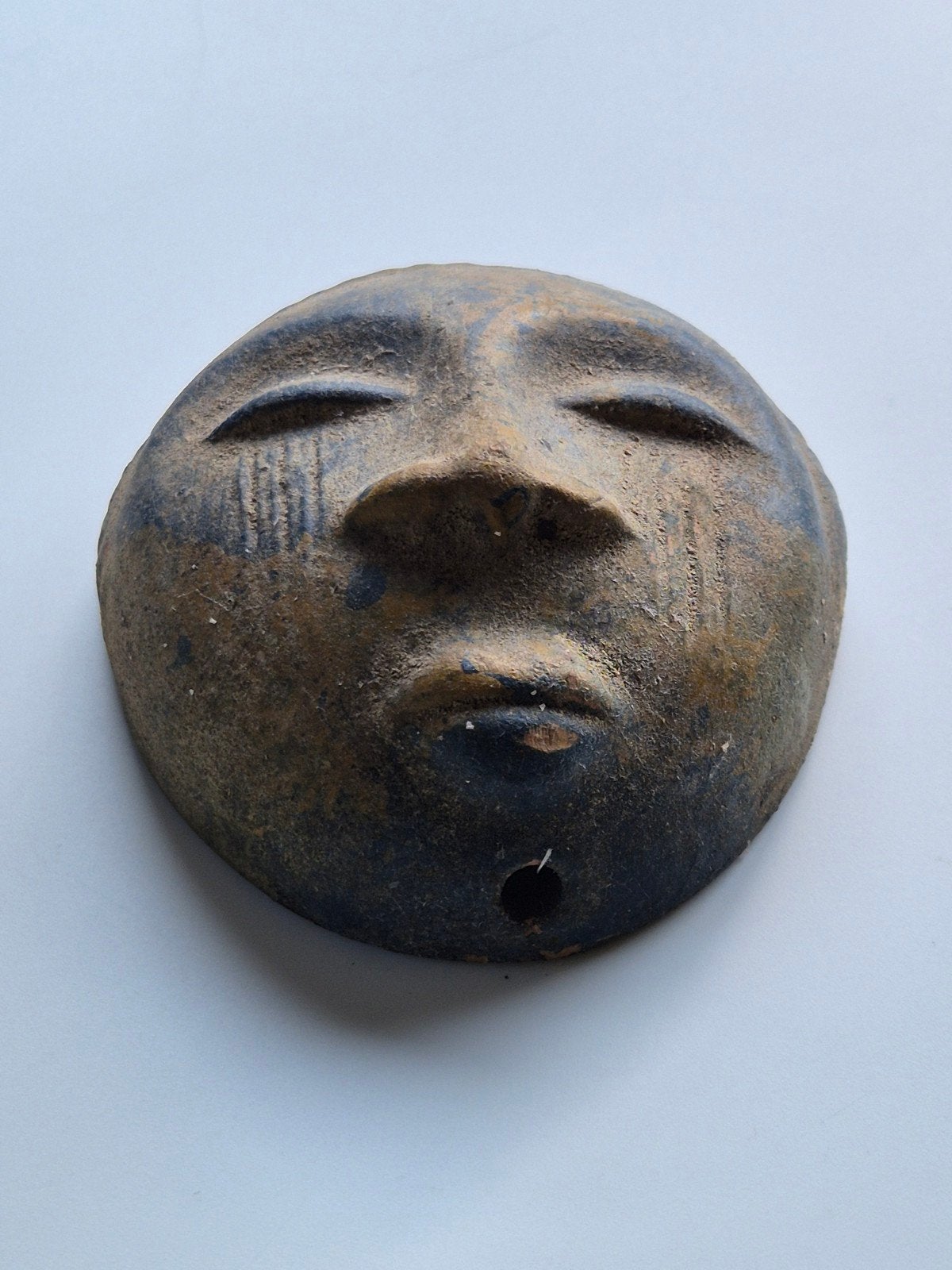 Oude Afrikaanse Masker - Steen/Keramiek, Steen/keramiek, Bruin, Afrika, Masker