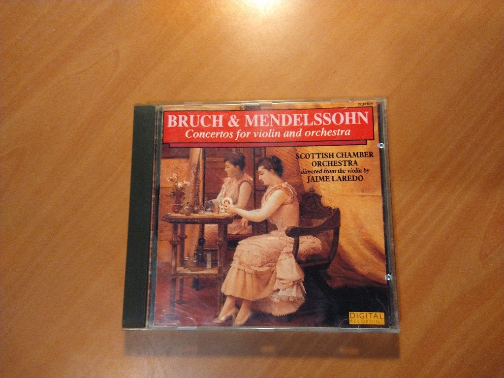 CD Mendelssohn & Bruch - Jaime Laredo, Ophalen of Verzenden, Romantiek, Zo goed als nieuw, Orkest of Ballet