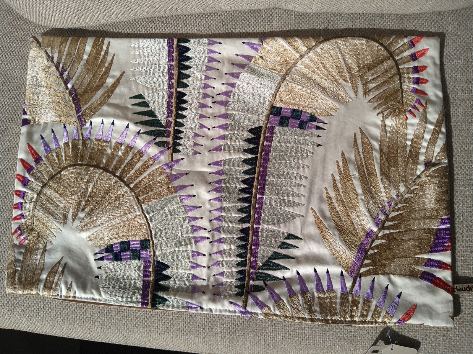 Claudi kussenhoes Lilac Faria, Huis en Inrichting, Meerkleurig, Kussenhoes, Nieuw, Claudi