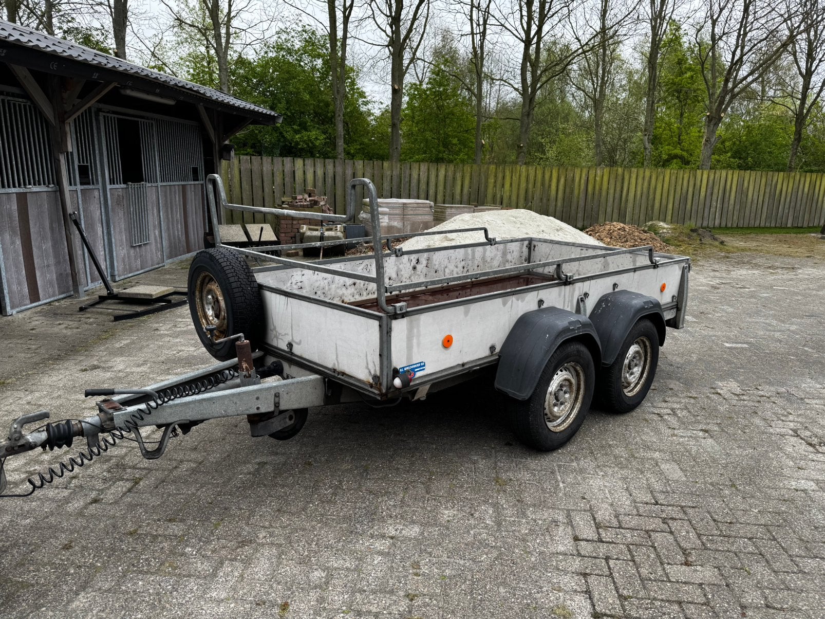 Westfalia tandemasser, Auto diversen, Aanhangers en Bagagewagens, Ophalen, Gebruikt