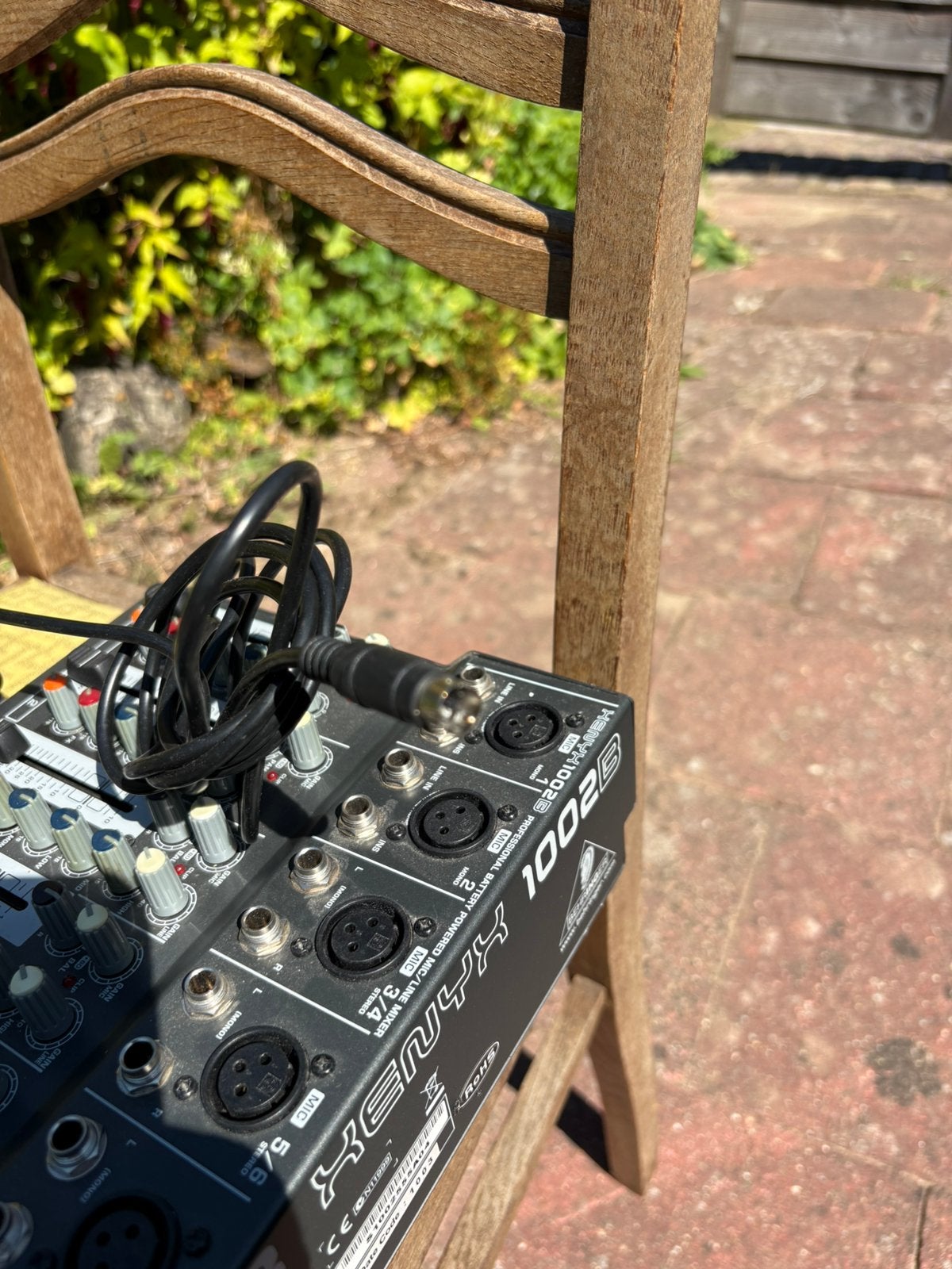 Te koop mengtafel behringer XENYX 1002 B, Muziek en Instrumenten, Ophalen, Gebruikt, 5 tot 10 kanalen