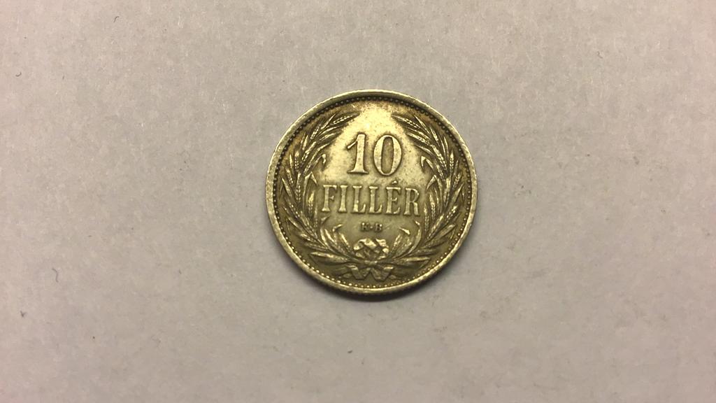 Hongarije 10 filler 1909., Ophalen of Verzenden