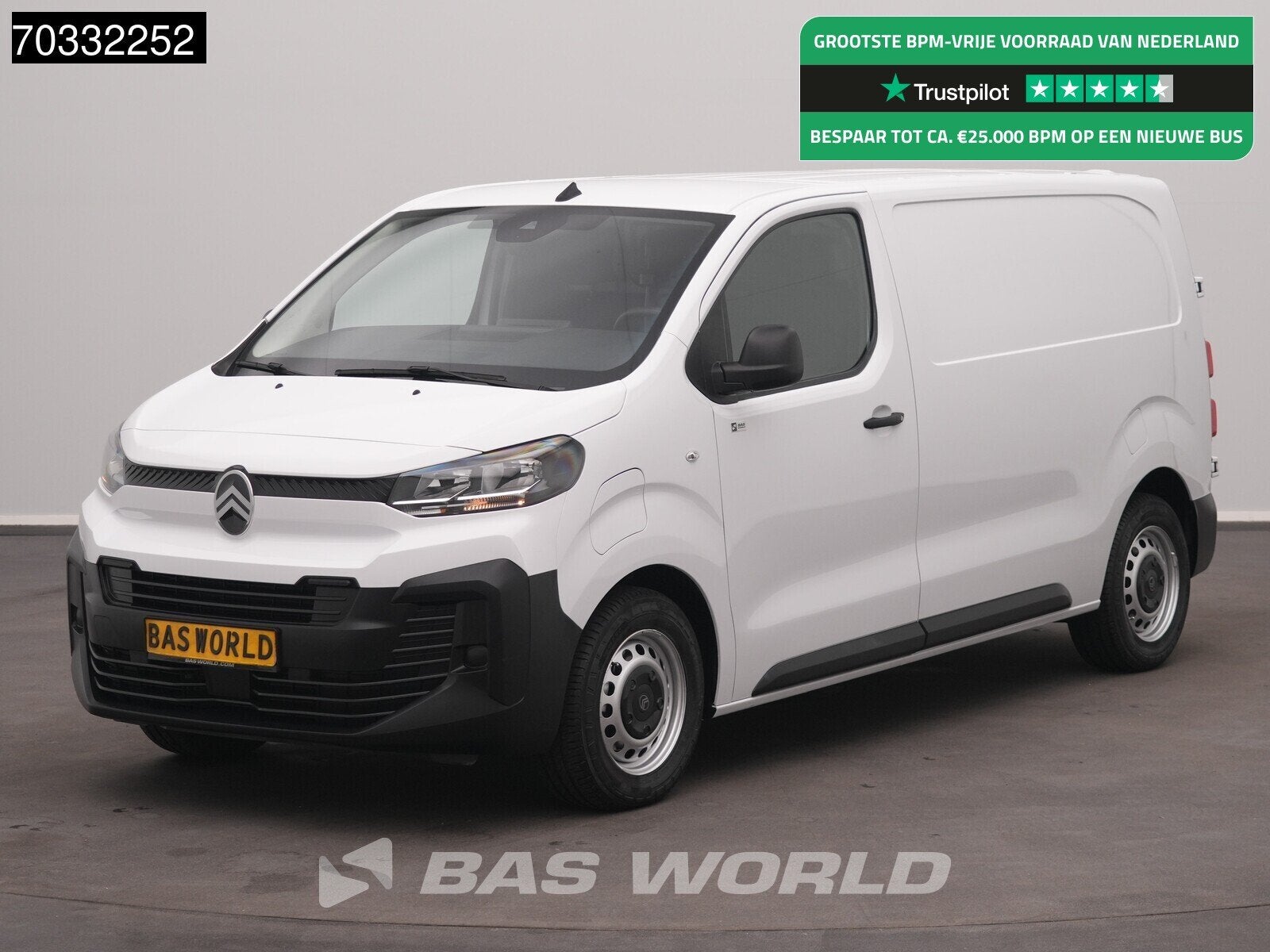 Citroën e-Jumpy 100kWh Nwe model 50kWh WLTP 230km 100% Elek, Auto's, Automaat, Gebruikt, Citroën, Wit