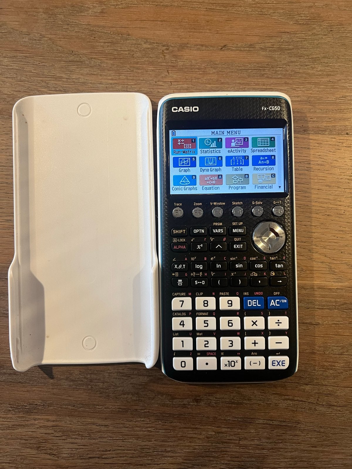 Casio fx-CG50 grafische rekenmachine, Ophalen of Verzenden, Grafische rekenmachine, Zo goed als nieuw