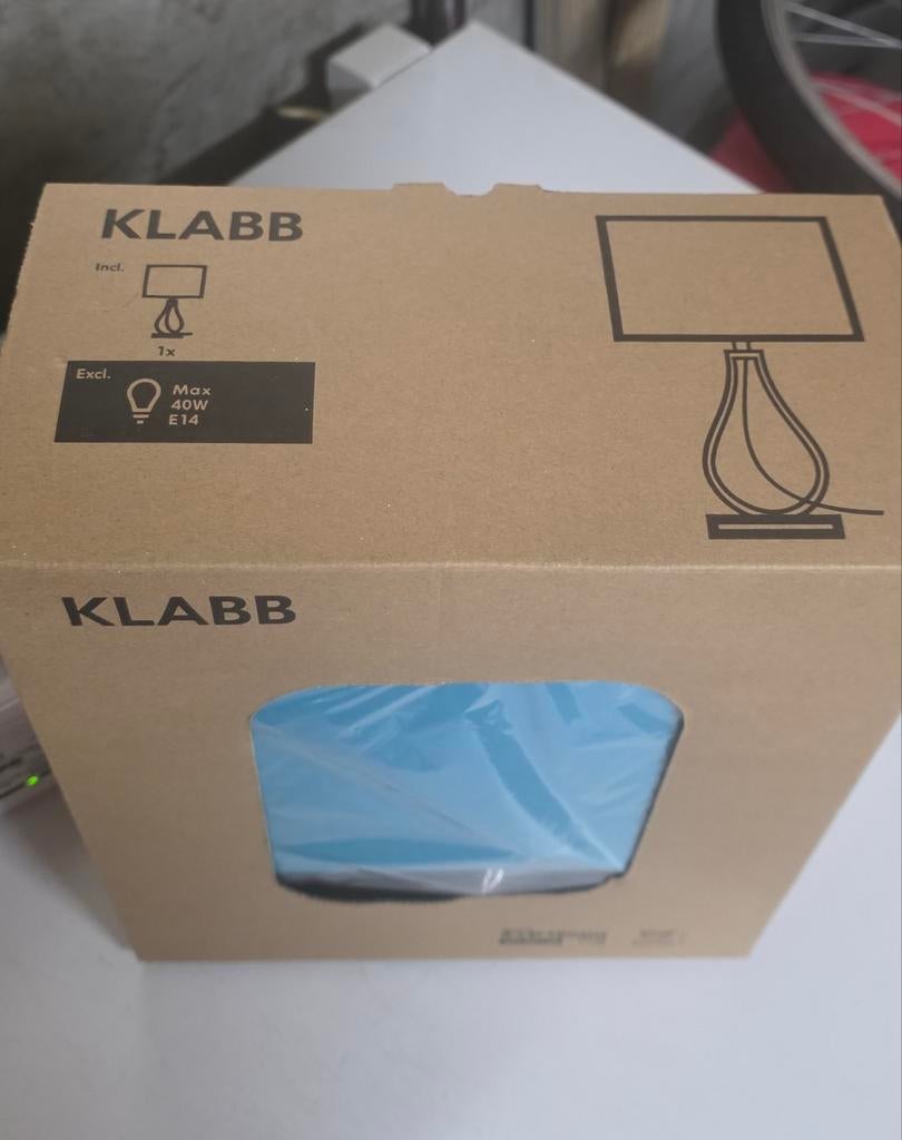 Nieuwe IKEA KLABB lampenkap, blauw, Modern, Scandinavisch, Nieuw, Ophalen of Verzenden, Stof