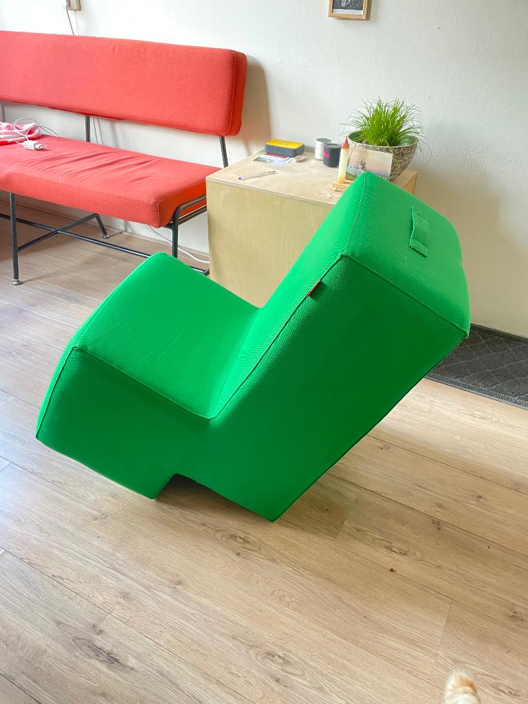 Zitelement Laxxer gamestoel, Ophalen, Gebruikt, Groen, Overige typen