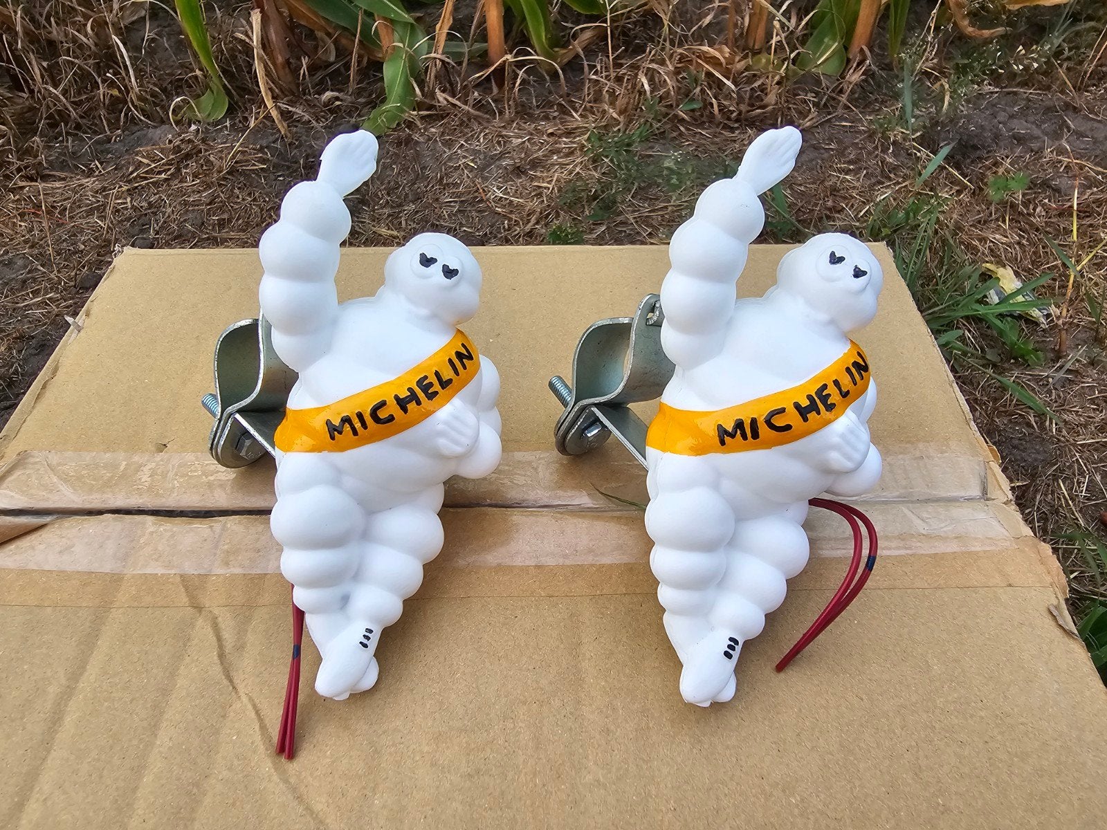 Michelin pop / poppen set 15 cm hand rechts incl led, Ophalen of Verzenden, Nieuw, Lichtbak of (neon) lamp