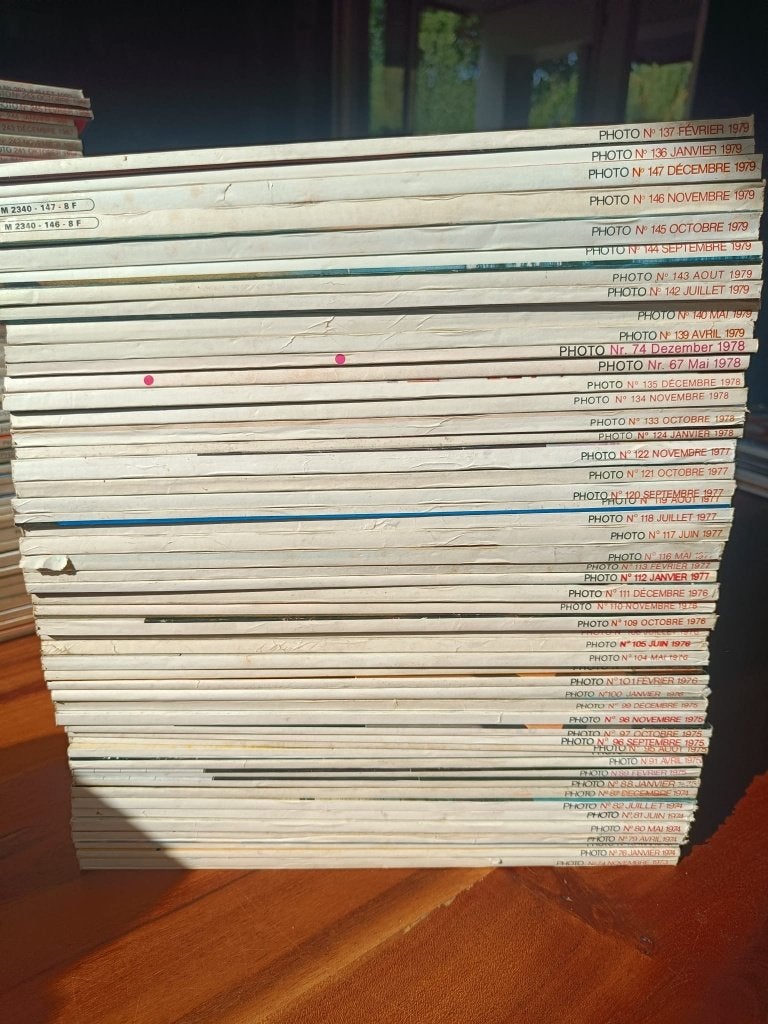 PHOTO magazine (Frans) – 46 nummers – 1973–1979, Ophalen, Gelezen