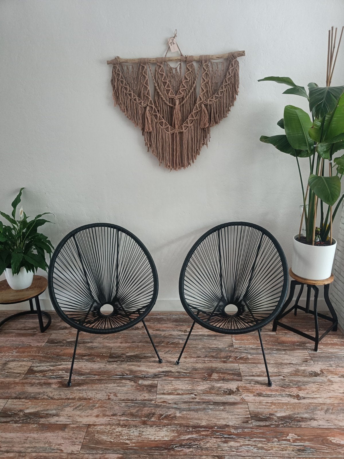 2 Acapulco stoelen voor binnen en buiten, Ophalen, Gebruikt, Kunststof