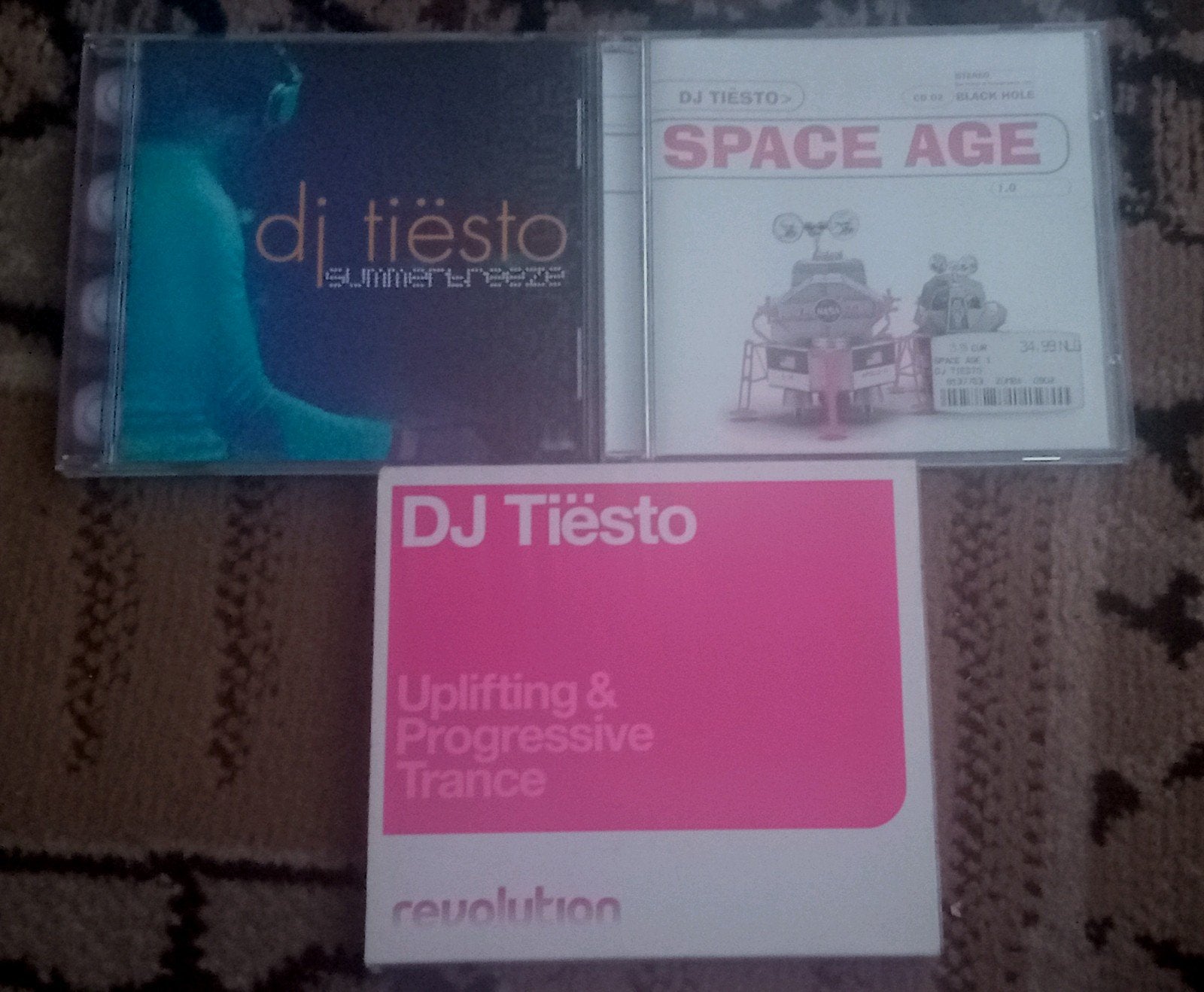dj tiësto 3x, Cd's en Dvd's, Cd's | Dance en House, Ophalen, Gebruikt, Dance Populair