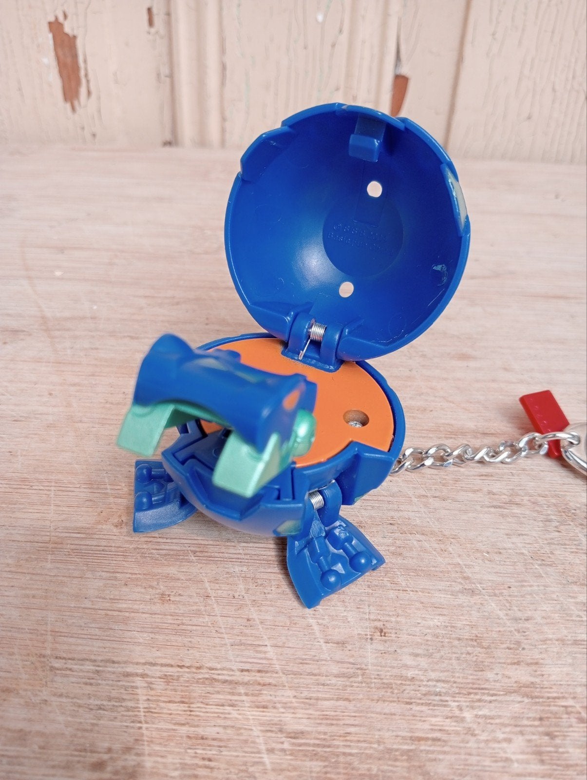 Bakugan Aquos Juggernoid Sleutelhanger - Spin Master 2008, Ophalen of Verzenden