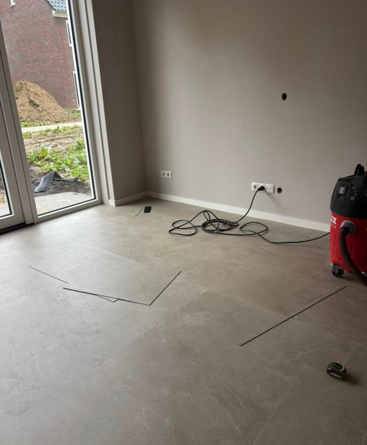 Ambiant Noveno Beige PVC tegels 90 x 90, Ophalen, Zo goed als nieuw, Beige, Tapijt