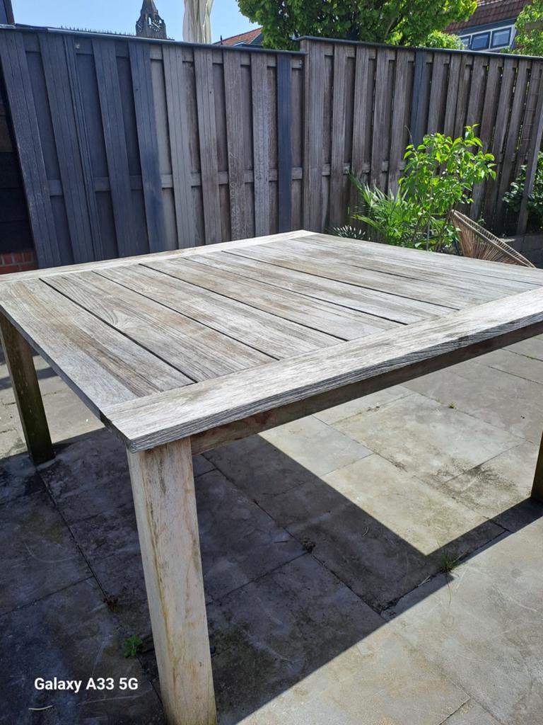 Tuintafel summer garden, Ophalen, Rechthoekig, Hout