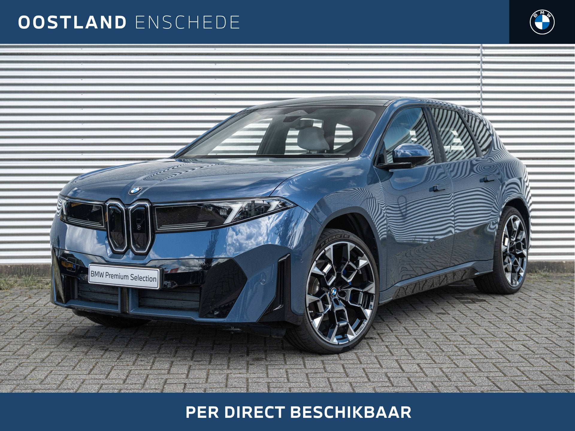 BMW iX3 50 xDrive M Sport / Trekhaak / Panoramadak / Iconic, Auto's, BMW, Automaat, Gebruikt, Blauw, 2260 kg