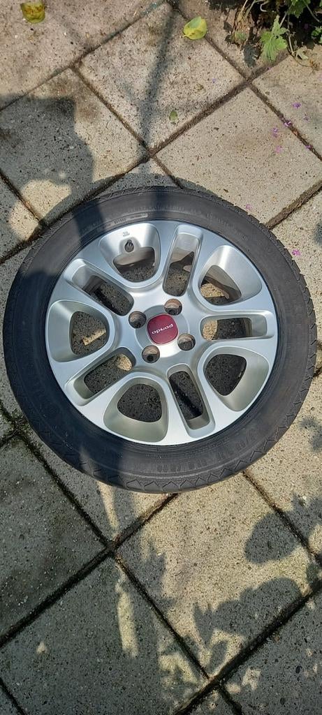 Fiat Panda velg + band, Ophalen