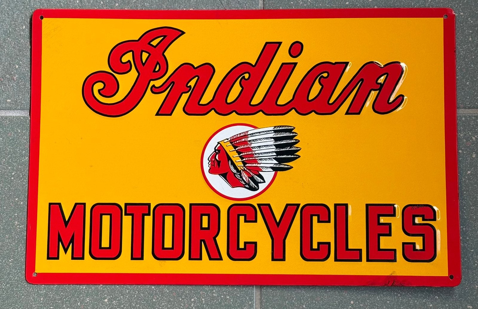 Wanddecoratie Indian Motorcycle, Motoren, Ophalen