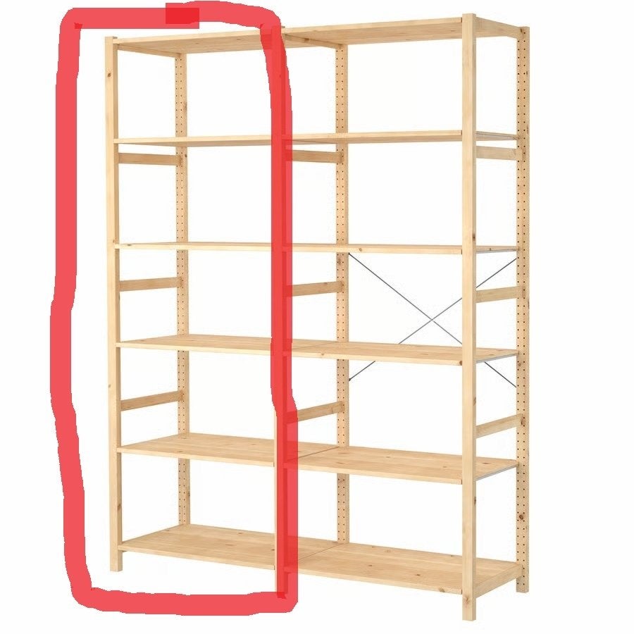Stellingkast Ivar IKEA elementen, Ophalen, Zo goed als nieuw