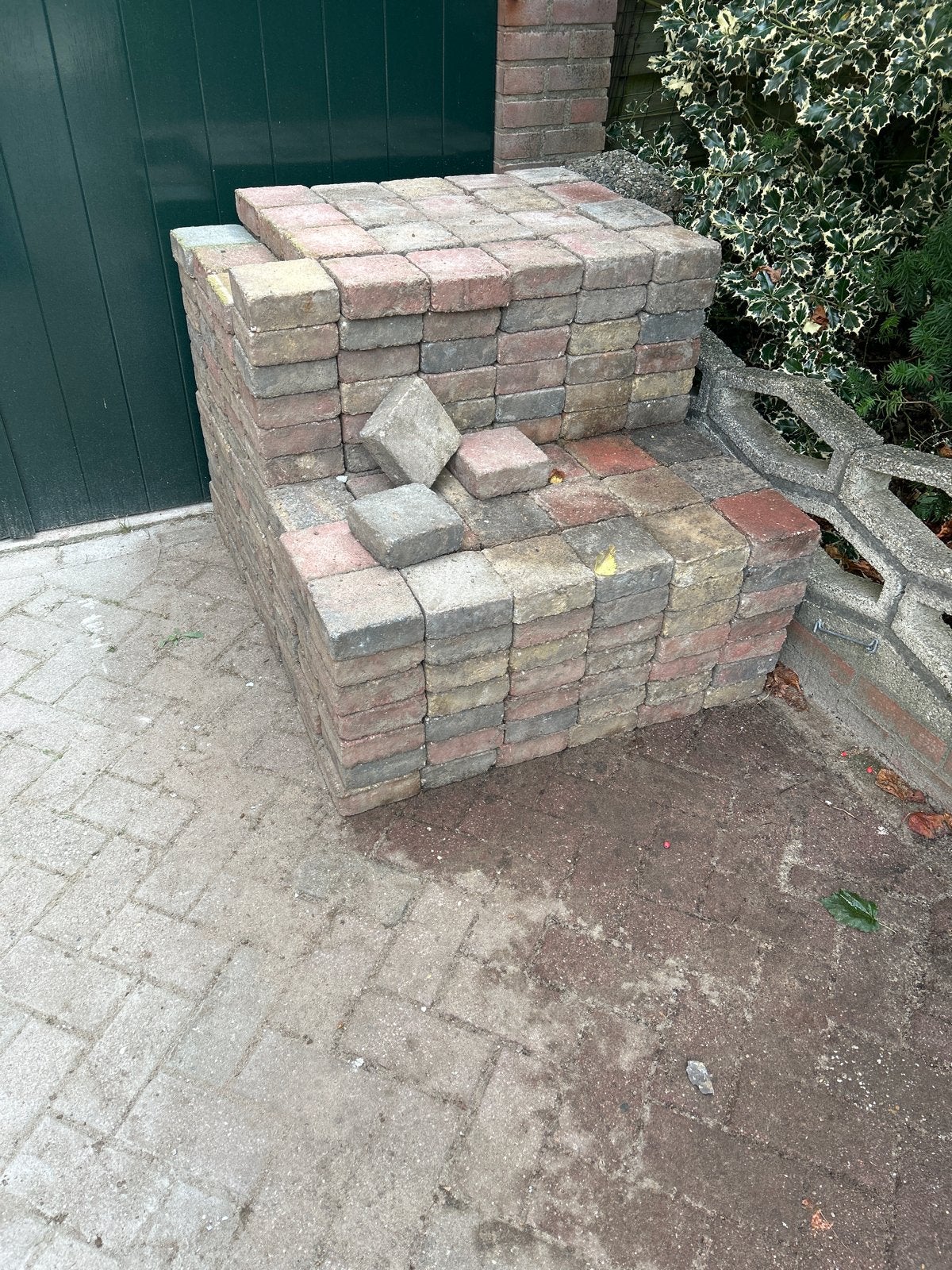 Gebruikte klinkers voor terras of oprit, Gebruikt, Klinkers, Beton, 5 tot 10 m²
