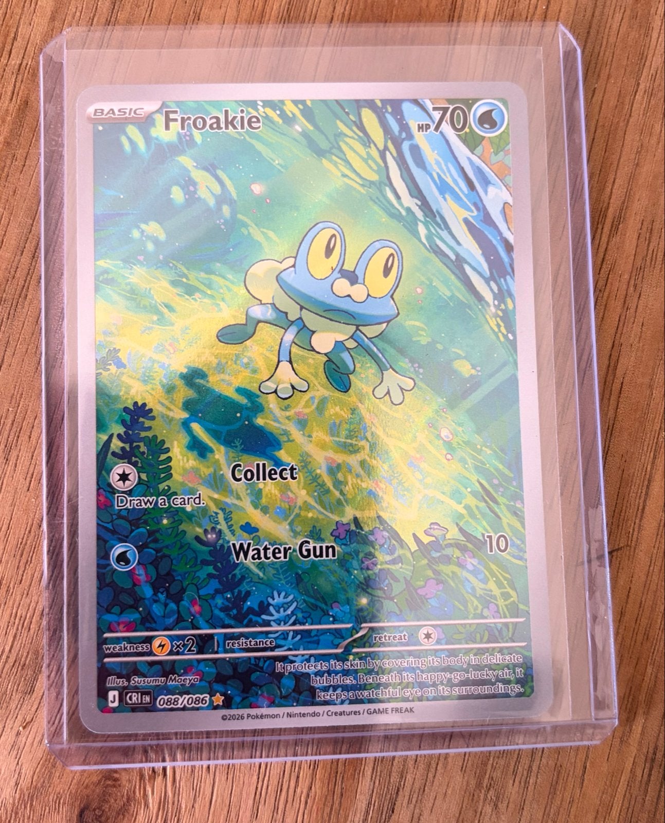 Pokémon Kaart: Froakie (088/086) - Zo goed als nieuw, Ophalen of Verzenden, Nieuw, Losse kaart