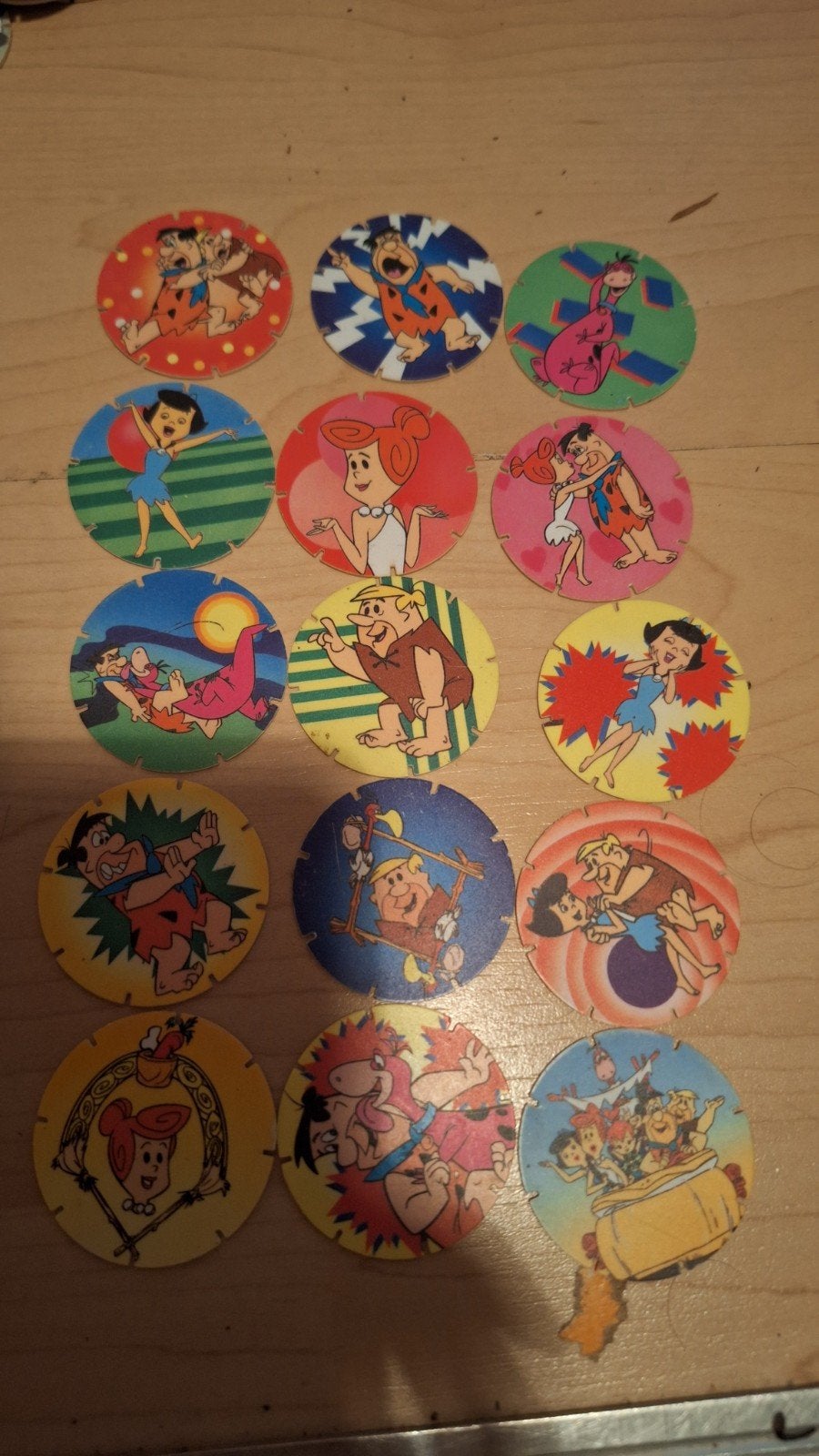 Vintage Jam Caps - The Flintstones Collectie, Ophalen, Gebruikt