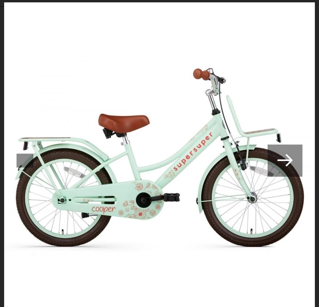 supersuper Cooper meisjes fiets 18 inch, Ophalen, Nieuw, 18 inch