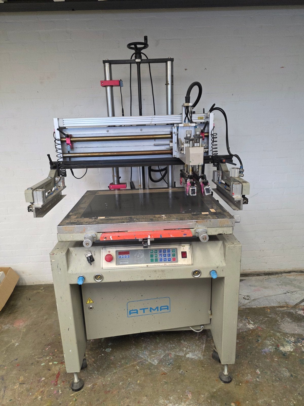 ATMA TY-700H professionele zeefdrukmachine / zeefdrukpers, Ophalen