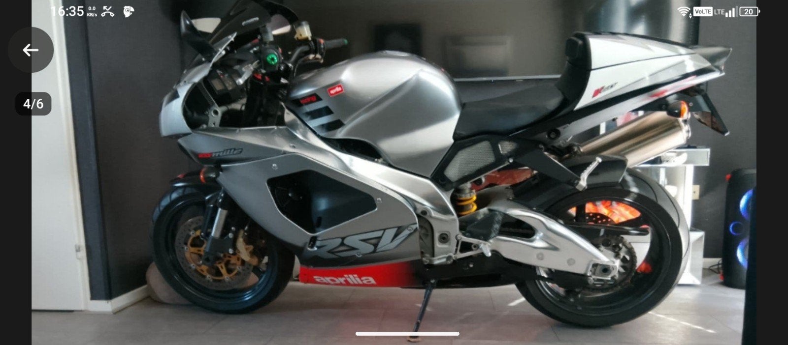 APRILLIA  RSV 1000 TOPSTAAT 1750 euro, Motoren, 2 cilinders, Occasion, Motorrijbewijs A, Handgeschakeld