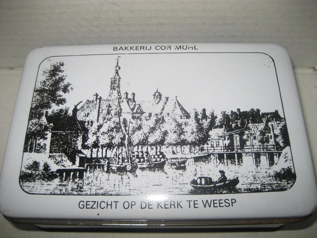 Weesp foto trommel Bakkerij Cor Mühl, Ophalen of Verzenden, Zo goed als nieuw, Koek(jes)