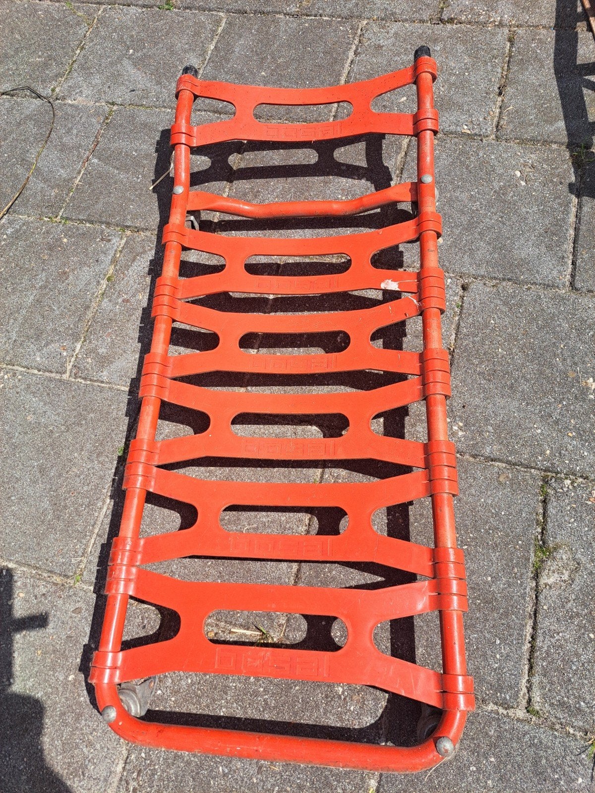 Oprijblokken en monteursbed, Ophalen of Verzenden, Gebruikt