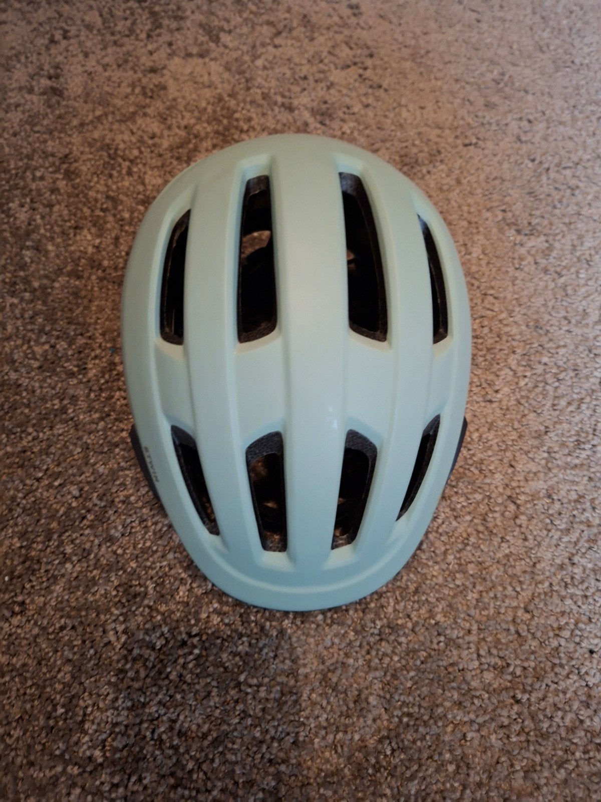 B'Twin Fietshelm CBH 500 Groen Pastel Maat M (53-58cm), Fietsen en Brommers, Fietsaccessoires | Fietshelmen, M, Ophalen of Verzenden