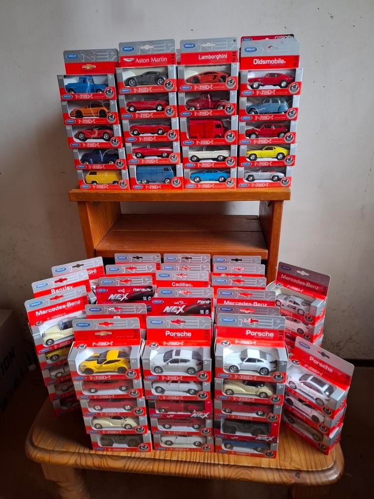 Partij 193 Welly NEX Models 1:34/1:39 - Nieuw in verpakking, Ophalen, Nieuw, Auto