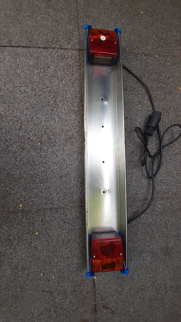 Aluminium lichtbak voor een aanhangwagen, Ophalen, Gebruikt