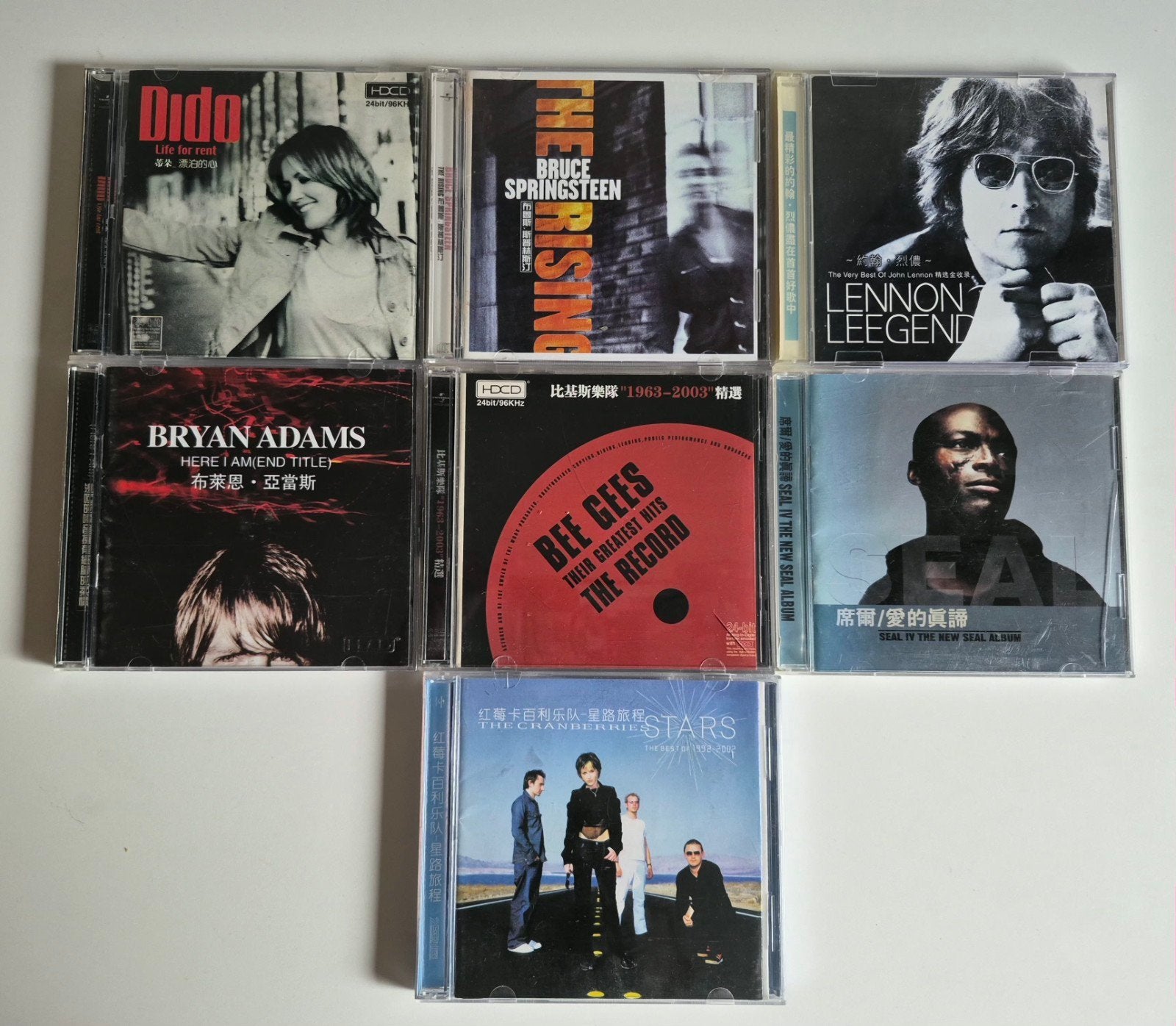 7x hdcd collectie bee Gees lennon springsteen..., Ophalen of Verzenden, Zo goed als nieuw