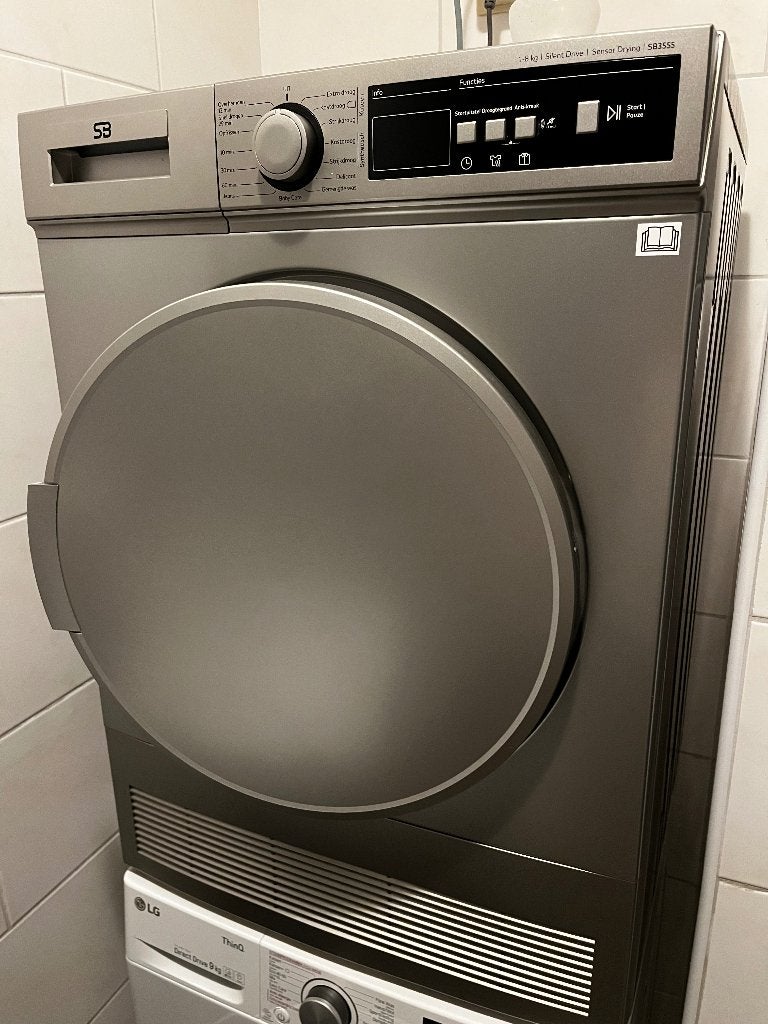 SB Warmtepompdroger / Condensdroger 8kg – Inverter Motor