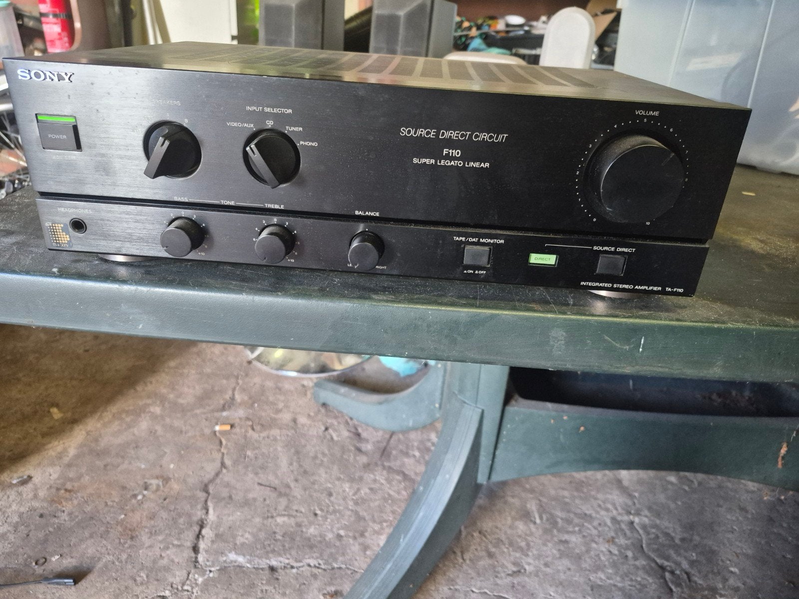 Sony TA-F110 Geïntegreerde Stereo Versterker, Ophalen, Gebruikt, Sony