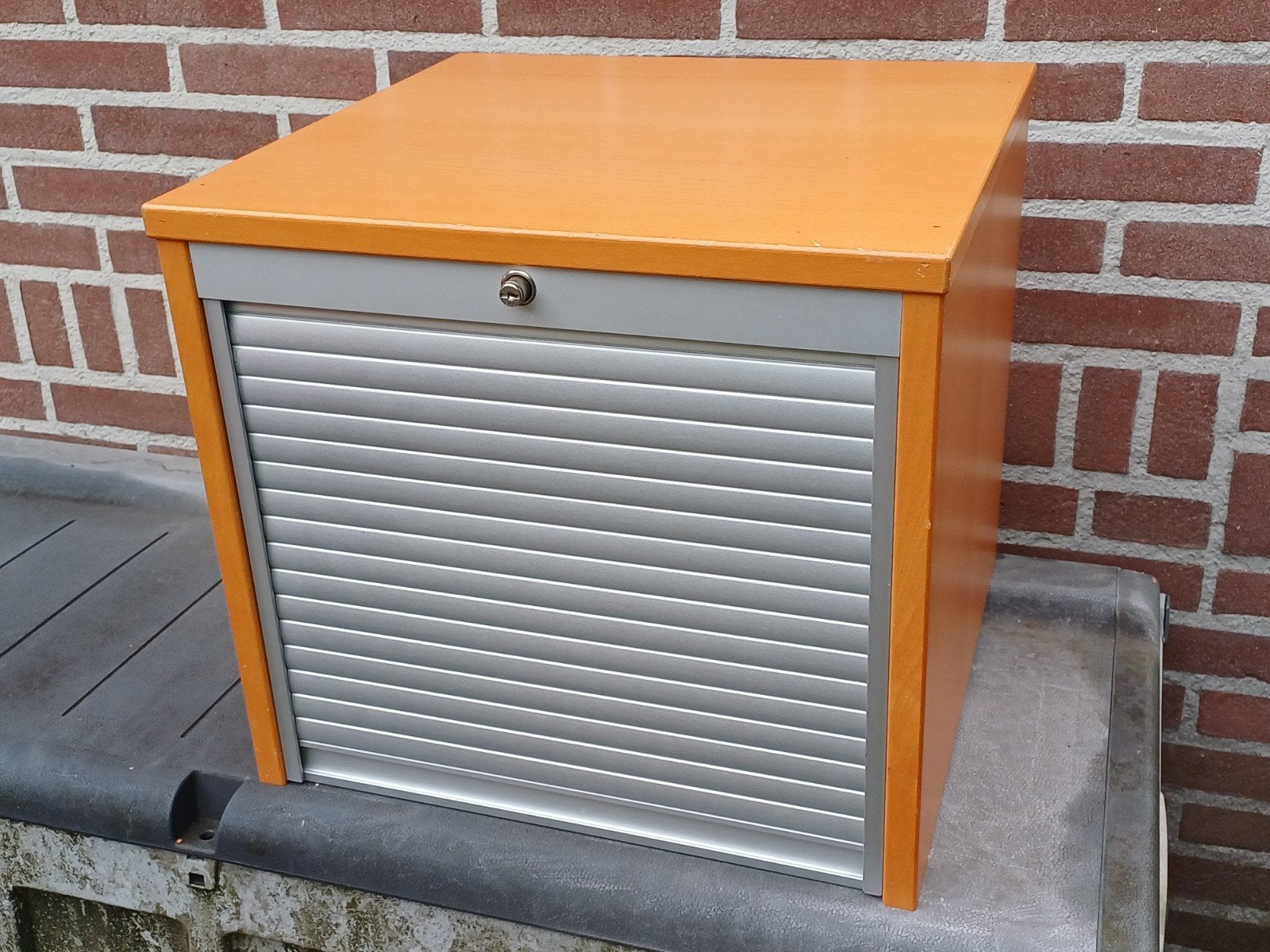 Ikea Effektiv roldeurkast kastje opzetstuk opzetdeel Beuken, Ophalen, Minder dan 50 cm, Gebruikt, Minder dan 100 cm