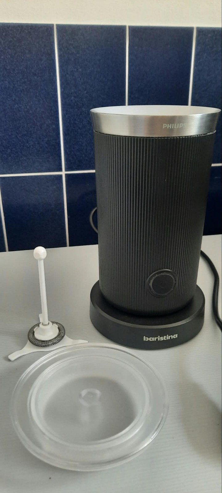 Philips Baristina Melkopschuimer Zwart, Ophalen of Verzenden