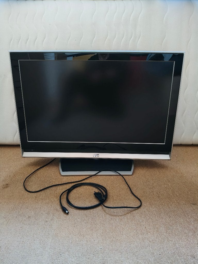 LCD tv 32 inch JVC, Gebruikt, 50 Hz, 60 tot 80 cm, Ophalen