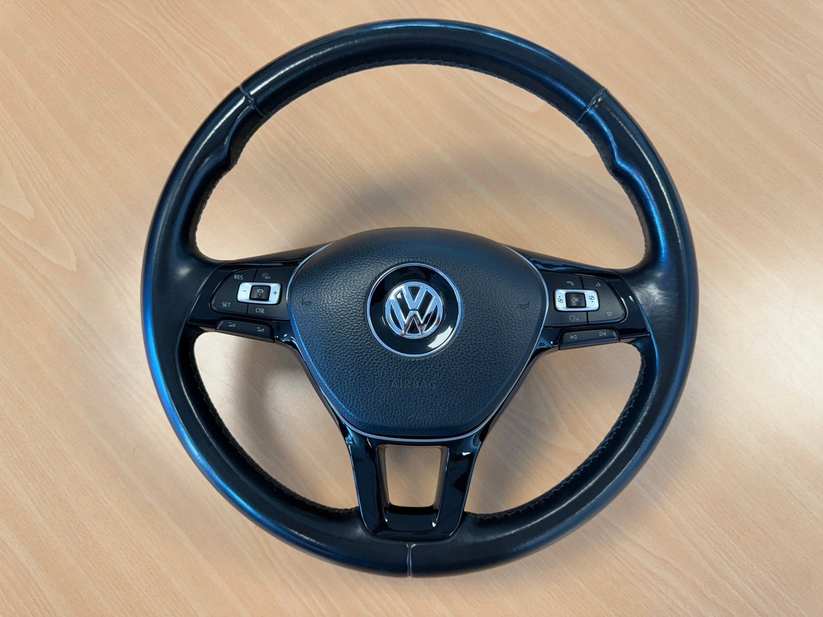 Lederen stuurwiel met airbag voor vw transporter T6, Auto-onderdelen, Ophalen, Gebruikt, Volkswagen