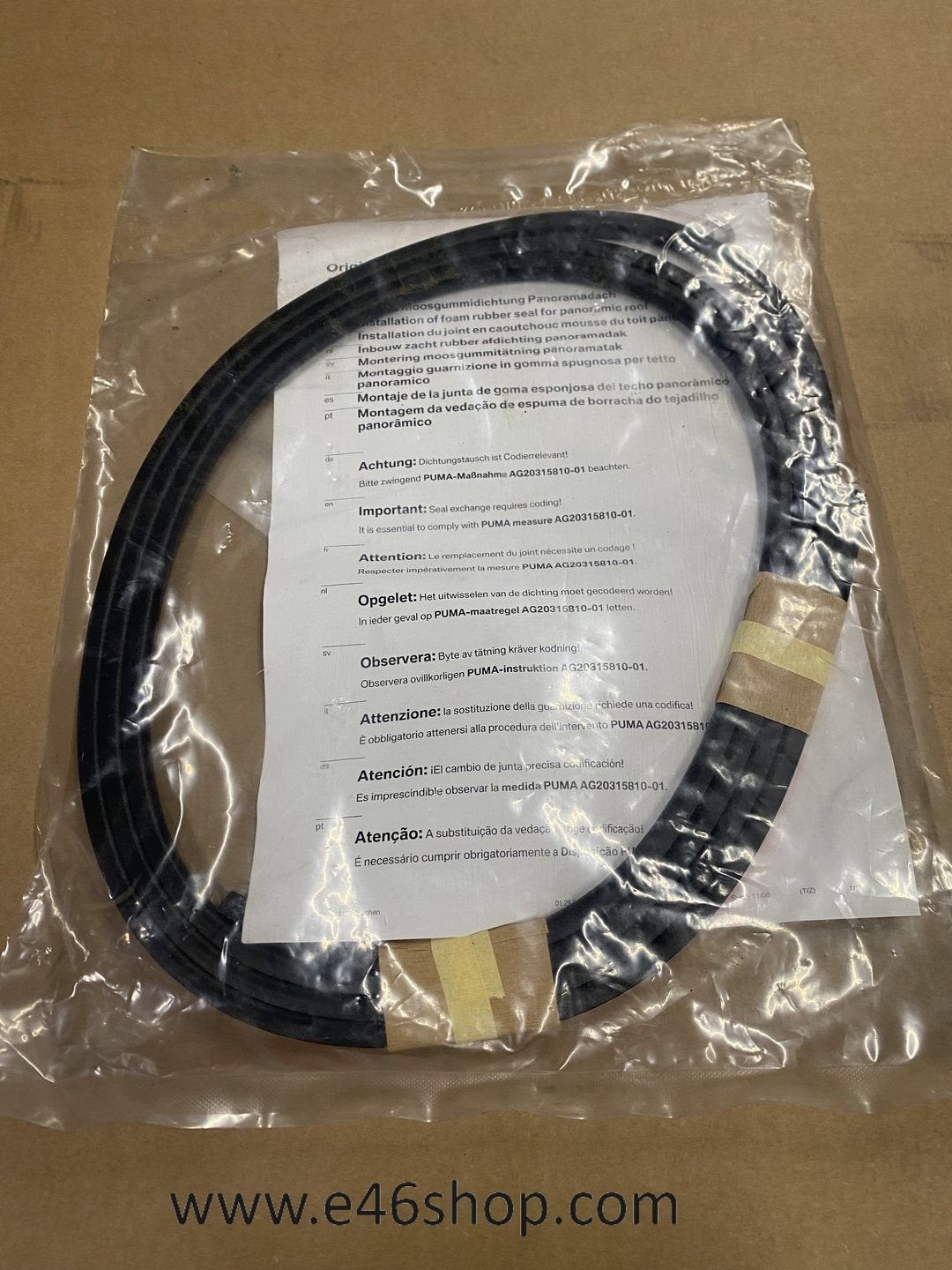 SCHUIFDAK RUBBER BMW OE 54107245551 NIEUW, -, -, Nieuw, Ophalen of Verzenden