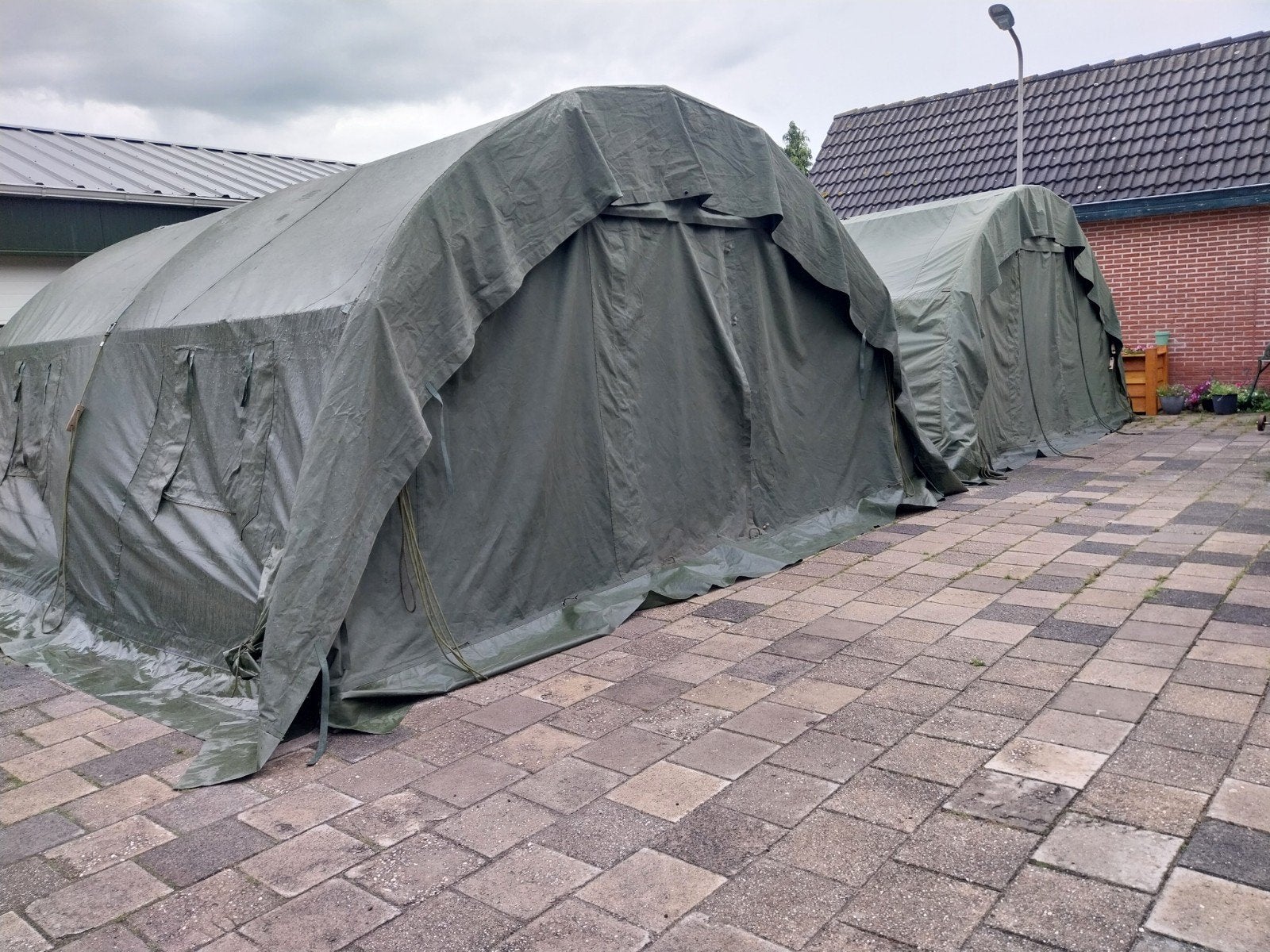 boogtent militair legertent te huur scouting festival surviv, Ophalen, Zo goed als nieuw, Meer dan 6