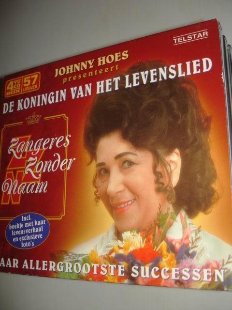 Zangeres Zonder Naam- 57 Grootste Hits- BOX- 4-CD- (NIEUW), Verzenden, Nieuw in verpakking, Levenslied of Smartlap, Boxset