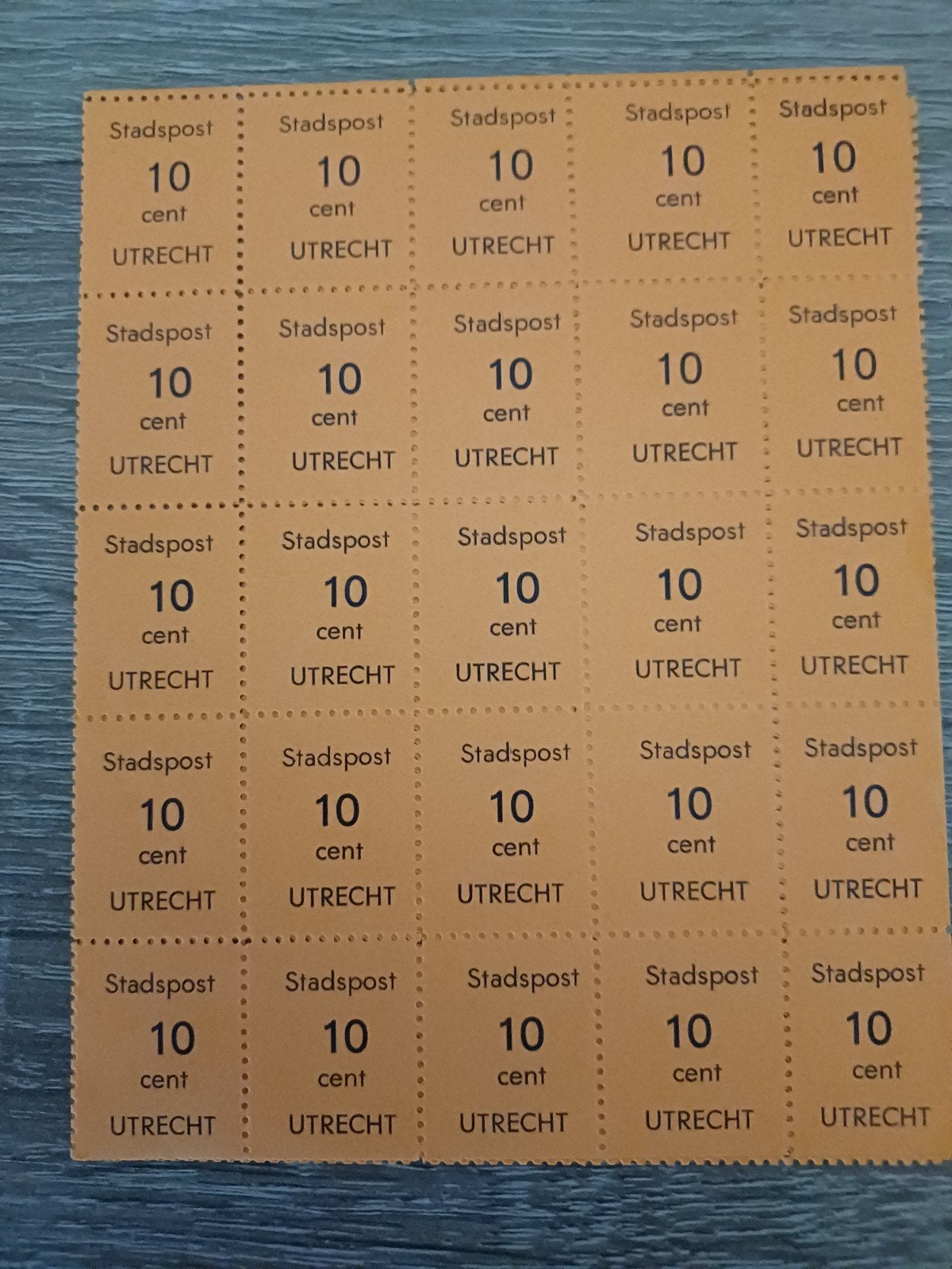 Nederland Stadspost vel Utrecht, Ophalen of Verzenden